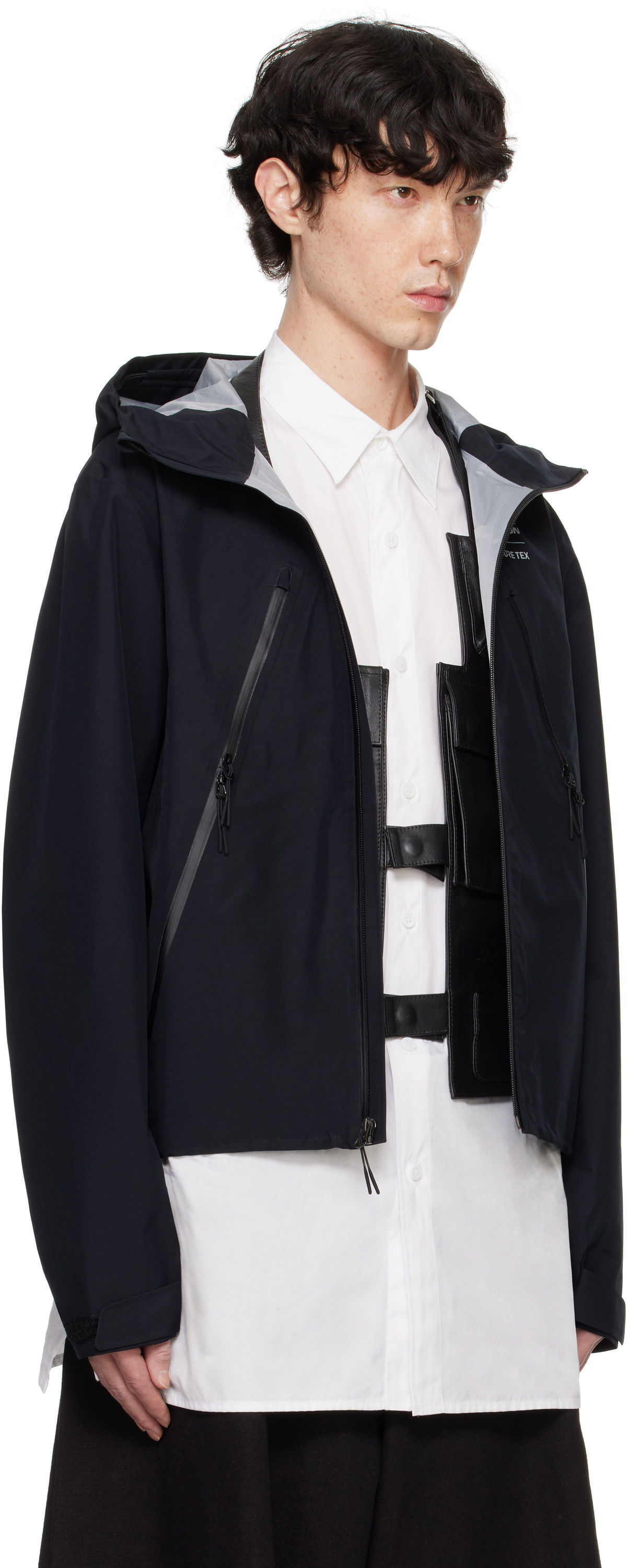 MM6 Maison Margiela Black Salomon Edition Windbreaker Jacket