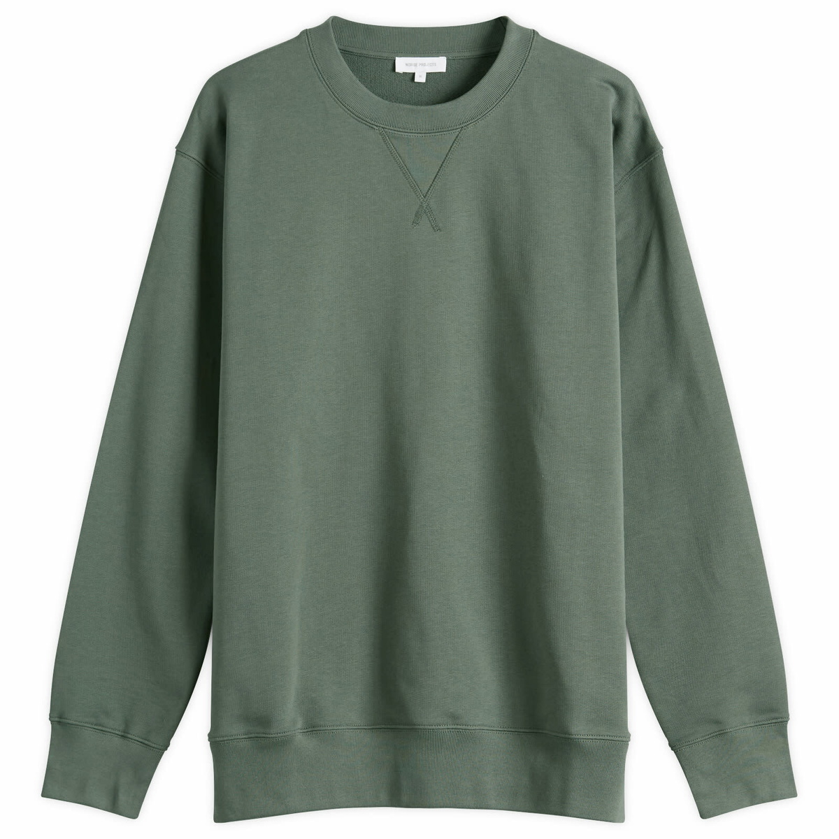 Norse Projects Men's Arne Chain Stitch Logo Crew Sweat in