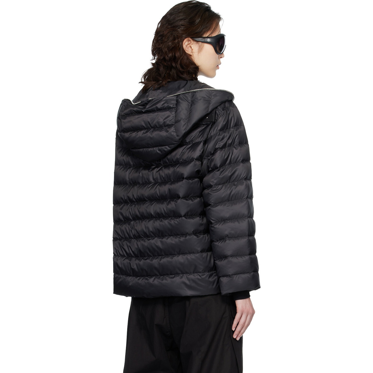 Rick Owens Moncler + Rick Owens Black Ziplock Down Jacket