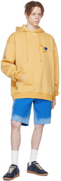 ADER error Yellow Cotton Hoodie