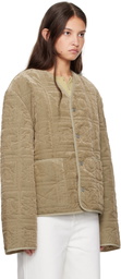 Nanushka Tan Adara Jacket