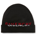 Givenchy - Logo-Intarsia Wool Beanie - Black