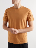 Mr P. - Garment-Dyed Organic Cotton-Jersey T-Shirt - Orange