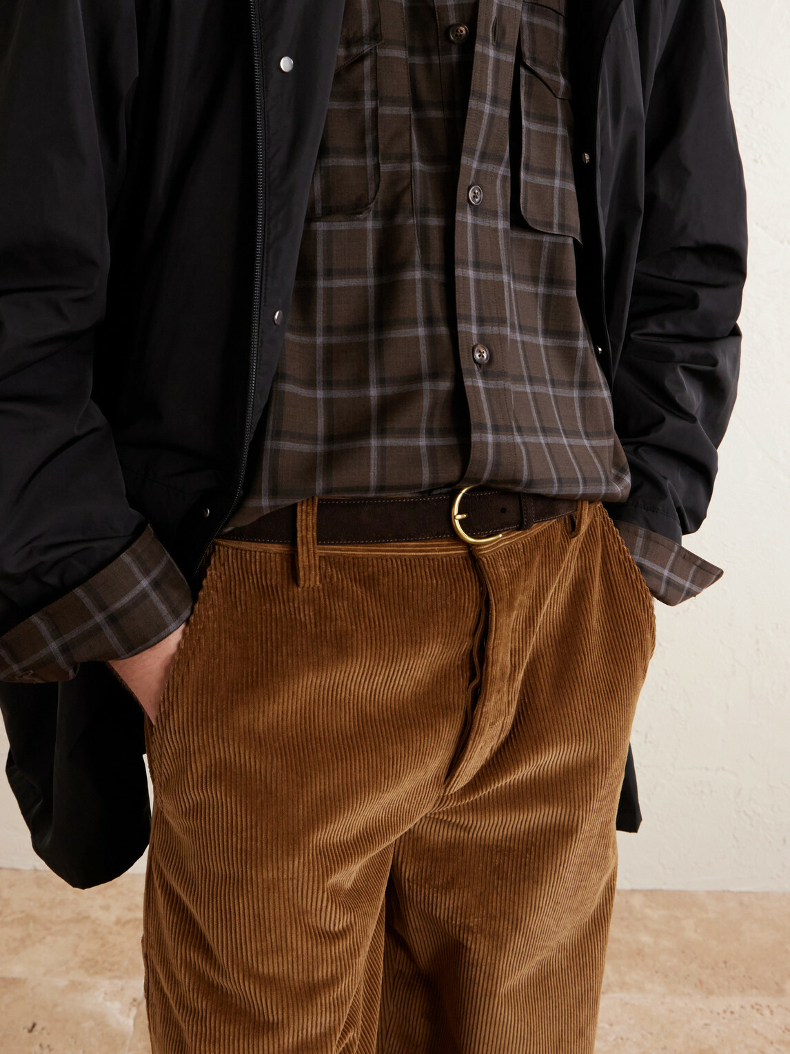 Purdey - Checked Wool Shirt - Brown