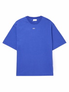 Off-White - Logo-Print Cotton-Jersey T-shirt - Blue