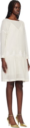 Bode Off-White Salt Marsh Midi Dress