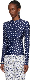 Jean Paul Gaultier Navy 'The Polka-Dot' T-shirt