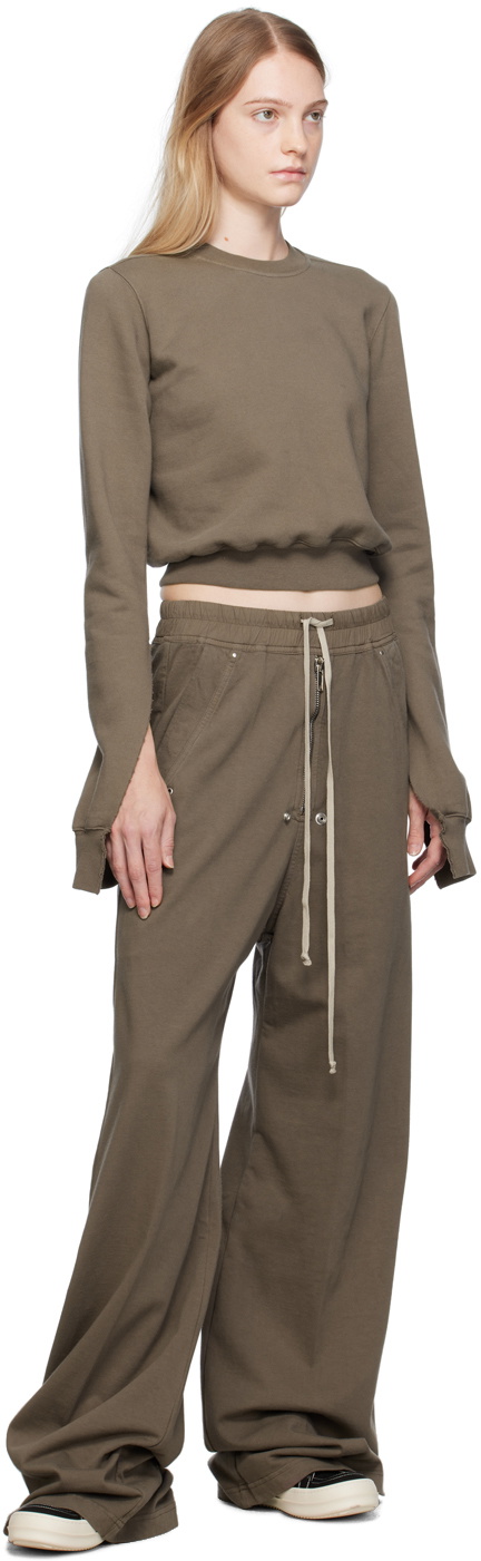 Kin Kin Raglan Sleeve Raw Edge Sweatshirt + Legging Set