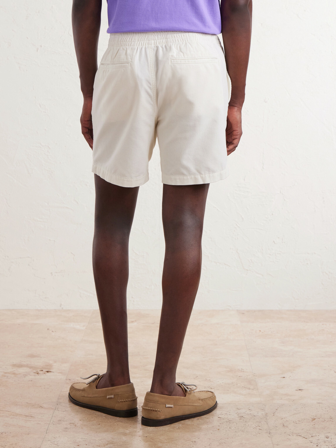 Polo Ralph Lauren - Straight-Leg Logo-Embroidered Cotton-Corduroy Drawstring Shorts - Neutrals