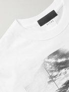 Beams Plus - Printed Cotton-Jersey T-Shirt - White