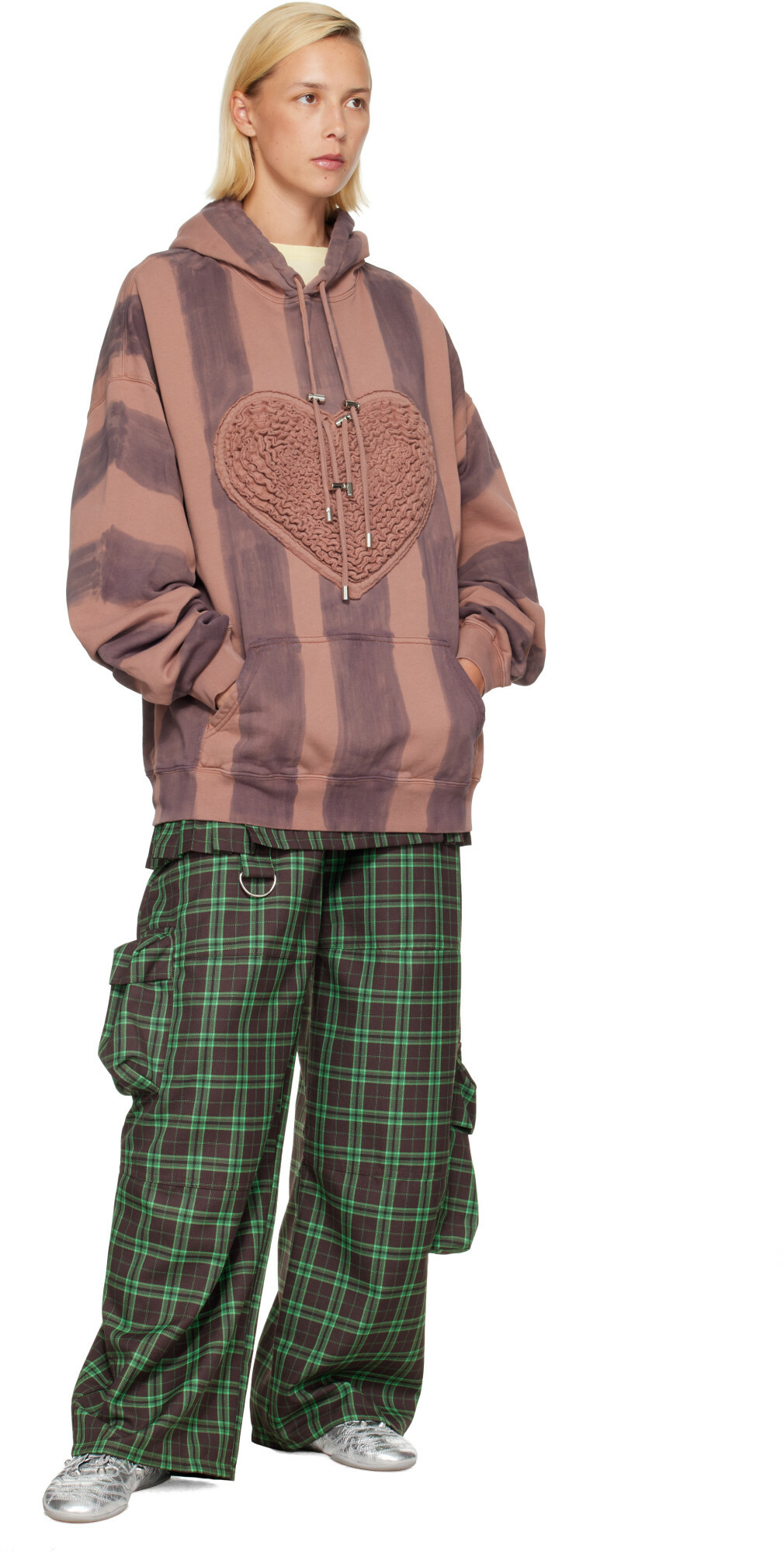 Collina Strada Brown Soft Heart Hoodie