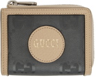 Gucci Grey Off The Grid Mini GG Zip-Around Wallet