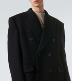 Balenciaga Double-breasted cashmere and wool overcoat