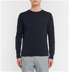 Sunspel - Sea Island Cotton Sweater - Men - Navy