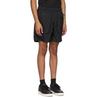 Heron Preston Black Nylon Pocket Shorts