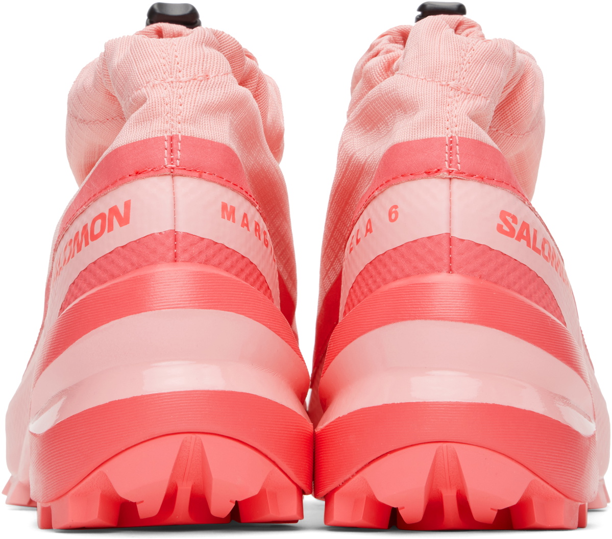 MM6 Maison Margiela Pink Salomon Edition Cross Low Sneakers