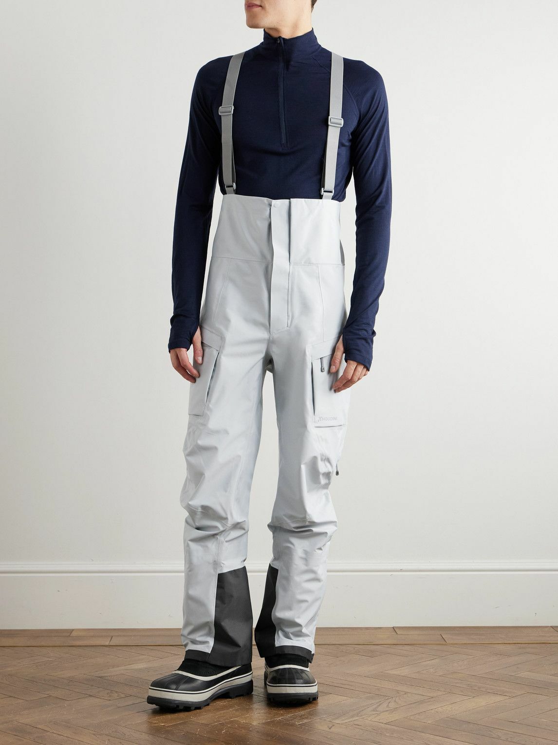 Houdini - Rollercoaster Straight-Leg Recycled Ski Salopettes - Blue