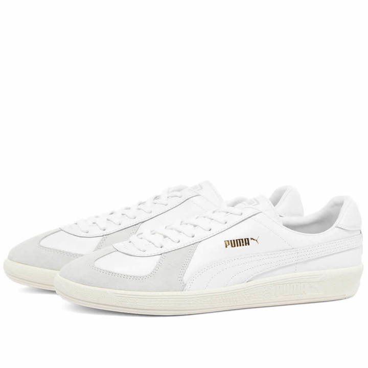 Photo: Puma Men's Army Trainer OG Sneakers in Puma White/Whisper White