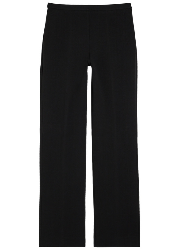 Photo: Another Tomorrow Straight-leg Jersey Trousers Black