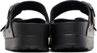 Birkenstock Black Narrow Arizona Flex Platform Sandals