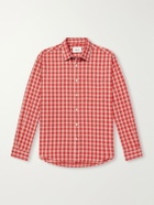 NN07 - Deon 5465 Checked Organic Cotton-Flannel Shirt - Red
