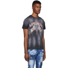 Dsquared2 Black Military Punk Cigarette Fit T-Shirt