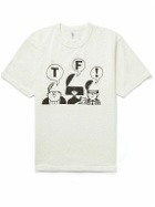 ALL CAPS STUDIO - Throwing Fits Head Knows Logo-Print Cotton-Jersey T-Shirt - White
