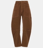 Nili Lotan Shon cotton-blend corduroy wide-leg pants