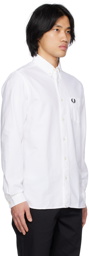 Fred Perry White Button-Down Shirt