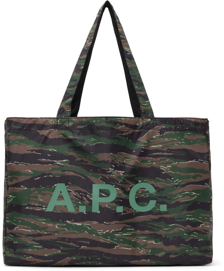 A.P.C. Reversible Khaki Diane Tote A.P.C.