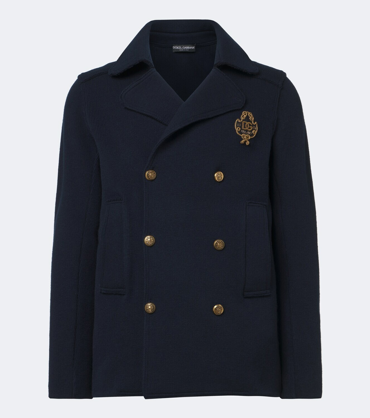 Dolce&Gabbana DG knitted cotton blazer