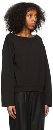 Filippa K Black Organic Cotton Sweatshirt