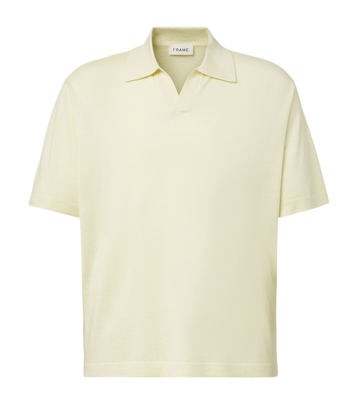 Photo: Frame Wool and cashmere polo shirt
