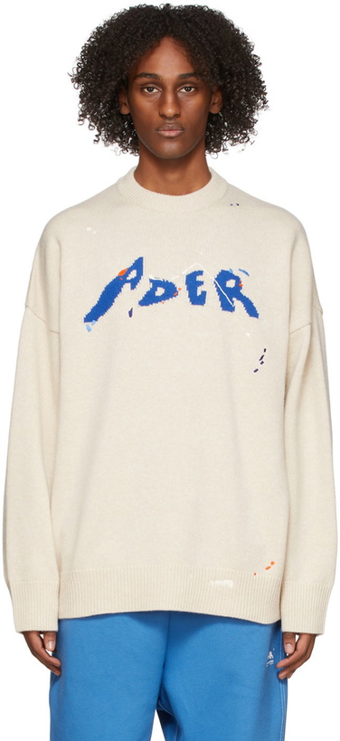 Photo: ADER error Beige Admore Crewneck