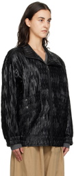 The Garment Black Boy Faux-Leather Jacket