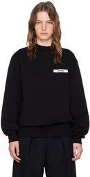 JACQUEMUS Black Les Classiques 'Le sweatshirt Gros Grain' Sweatshirt