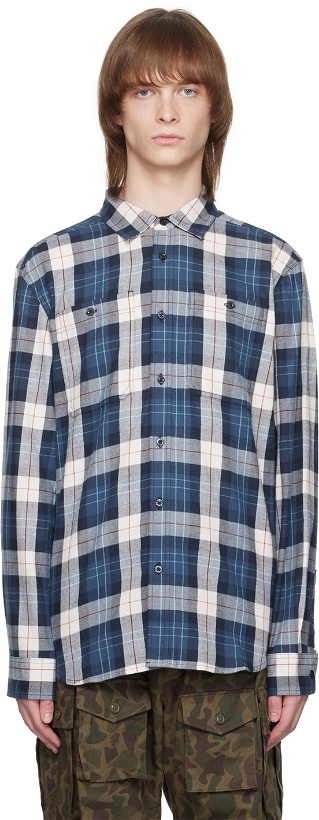 Photo: The North Face Navy & White Arroyo Shirt