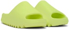 YEEZY Green Rubber Slides