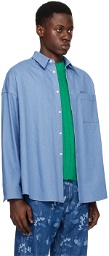Marni Blue Button Denim Shirt
