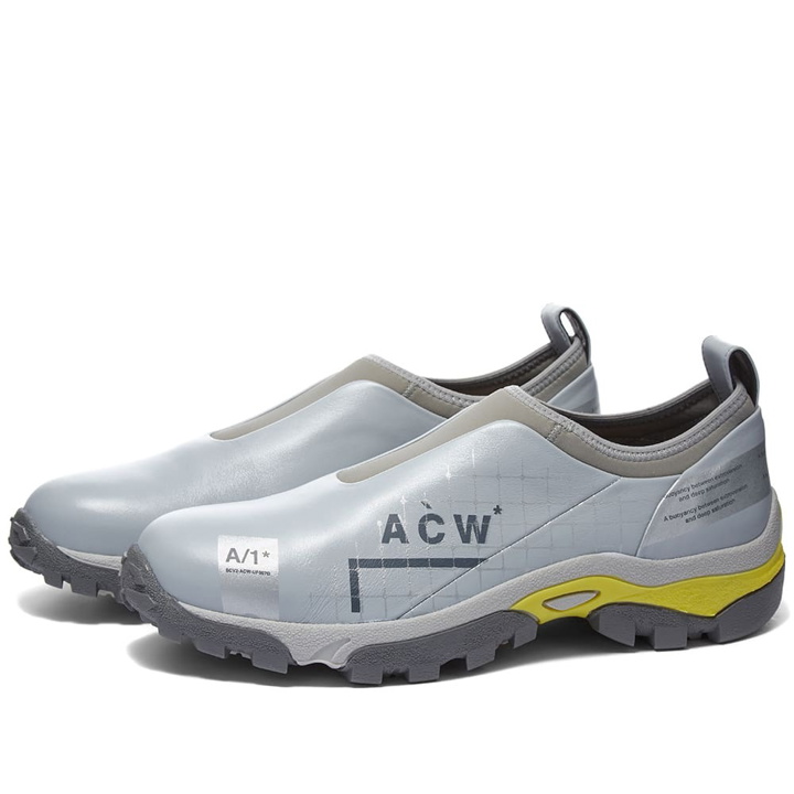 Photo: A-COLD-WALL* Men's NC.1 Dirt Moc Sneakers in Mid Grey