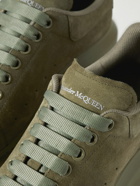 Alexander McQueen - Exaggerated-Sole Suede Sneakers - Green