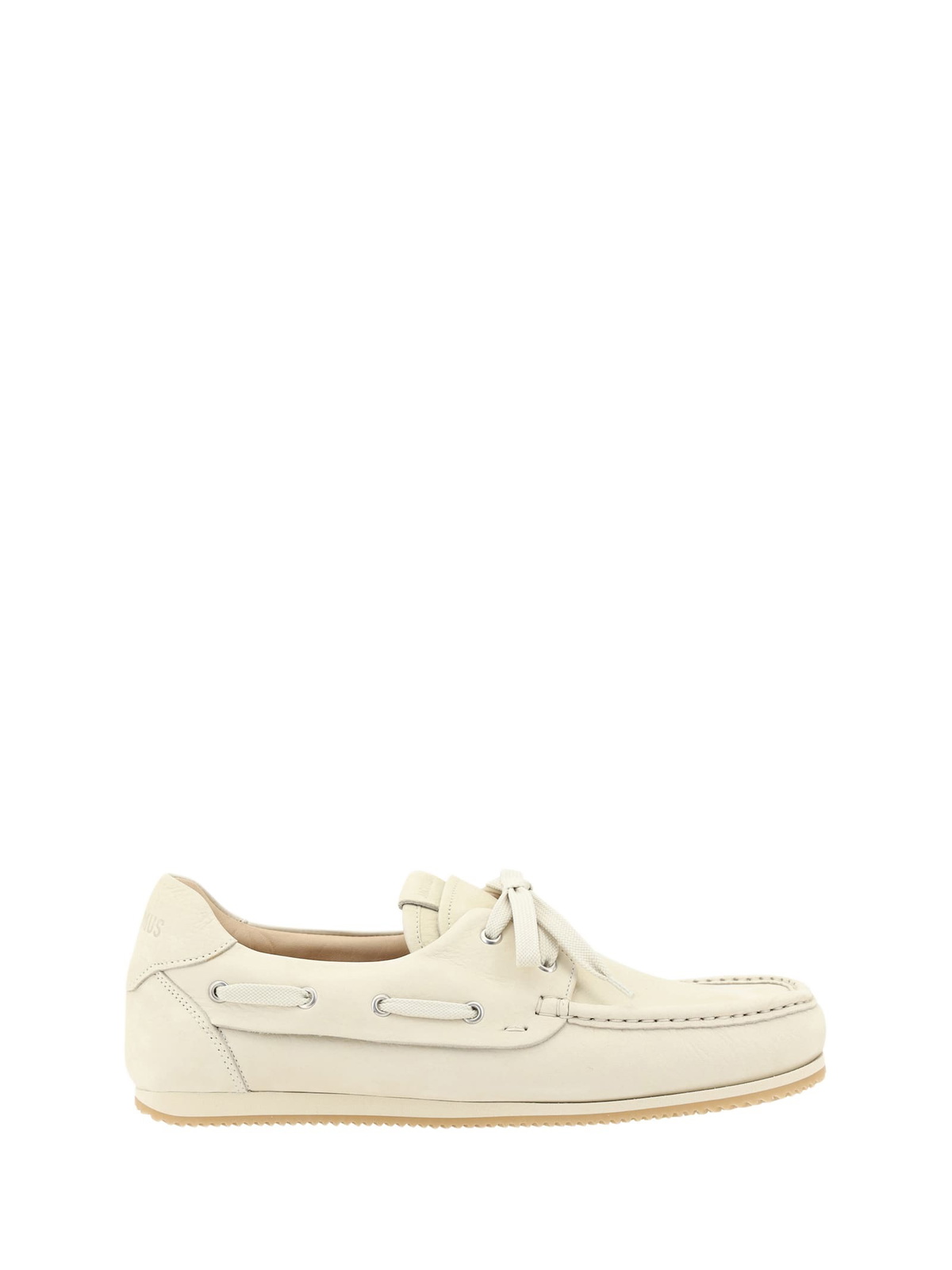 【関税込み】JACQUEMUS オフホワイト'The loafers' ローファー Jacquemus Les Mocassins Carré leather loafers Jacquemus