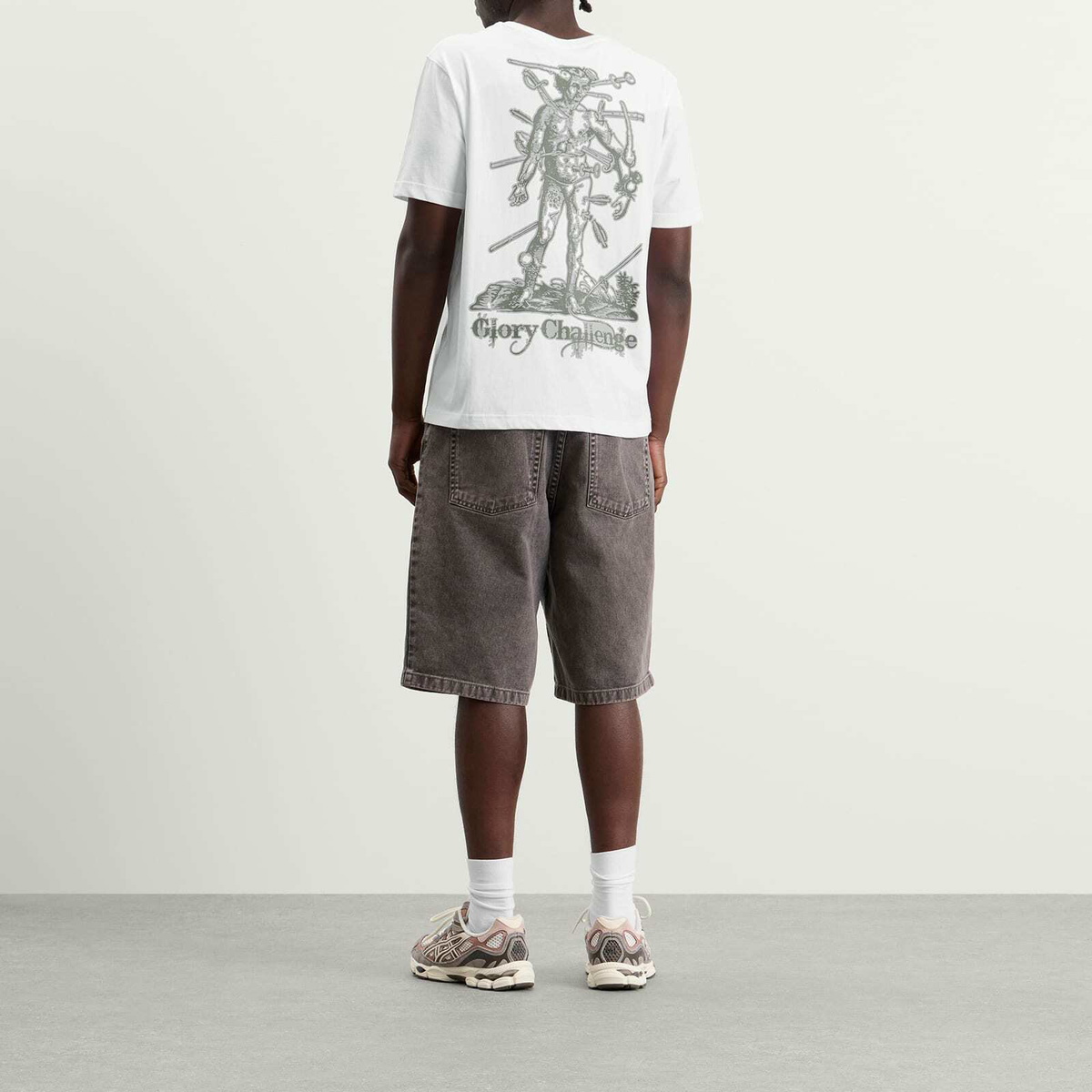 Dime Men's Challenged T-Shirt in White