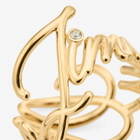 Jimmy Choo Logo Script Ring 
