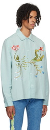 Sky High Farm Workwear Blue Garden Shirt