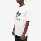 Adidas Men's MUFC Trefoil T-Shirt in White