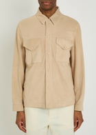 Valstar Blackley Suede Overshirt Peach
