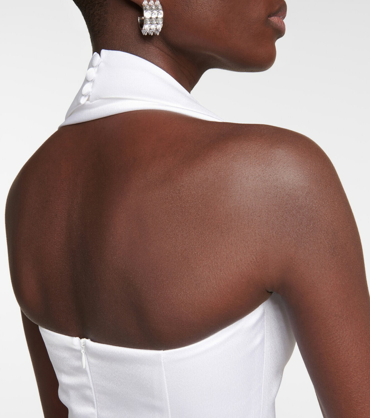 Rasario Bridal halterneck satin gown