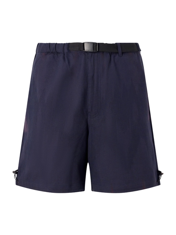 Photo: Kardo - Kami Wide-Leg Belted Cotton Shorts - Black