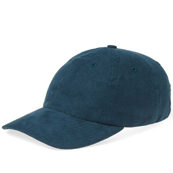 Photo: Norse Projects Fake Suede Sports Cap Blue
